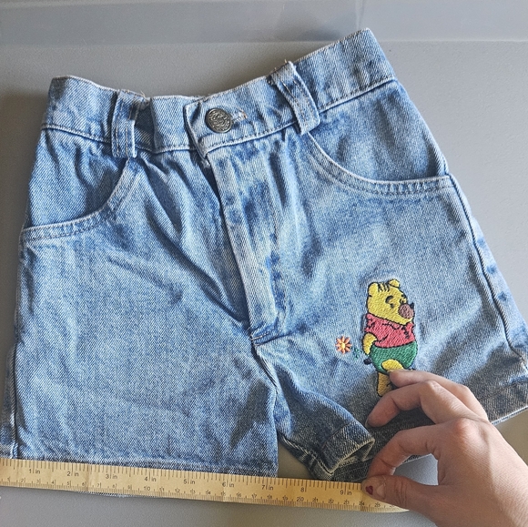 ABC Kids Pooh Bear Demin Shorts - Picture 8 of 9